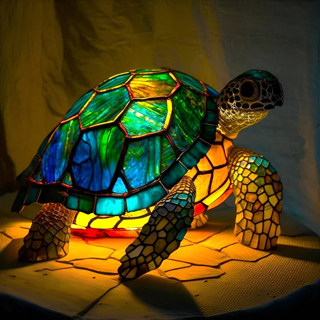 Turtle | Stained Glass Lamp