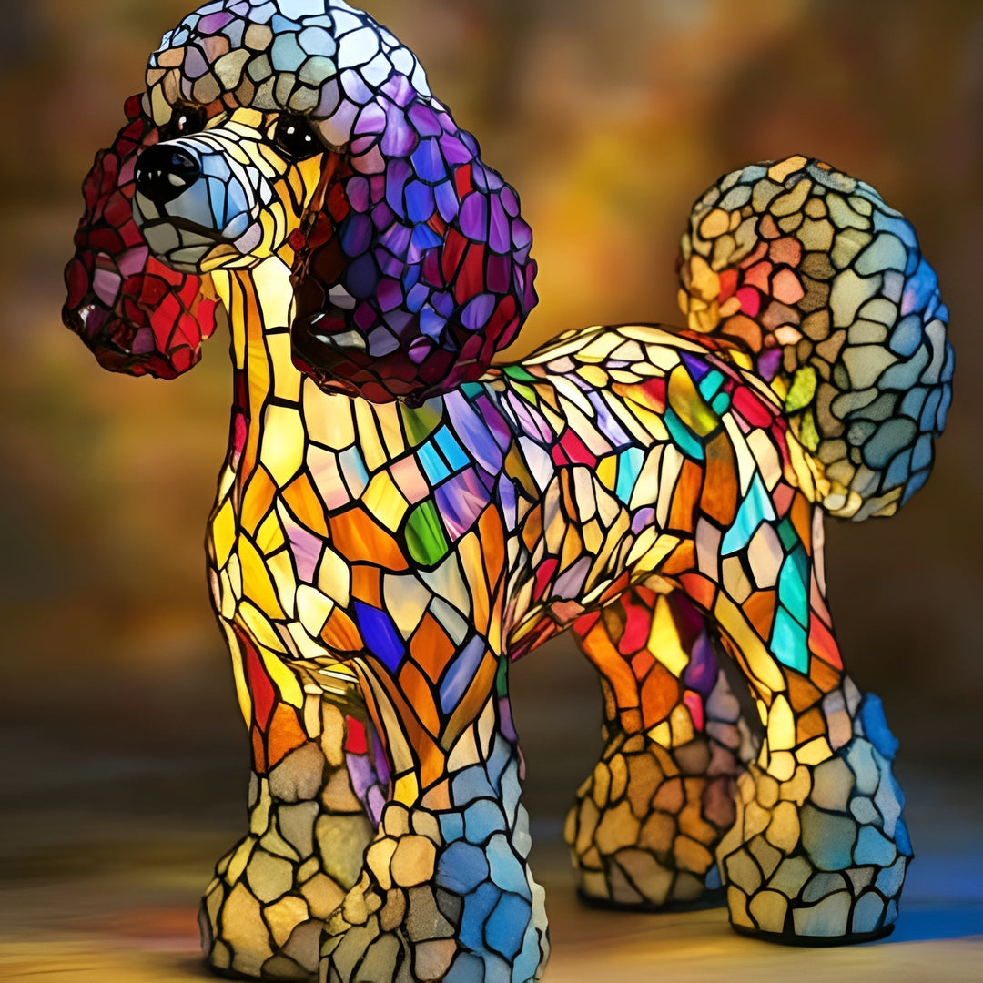 Popcorn | Stained Glass Lamp