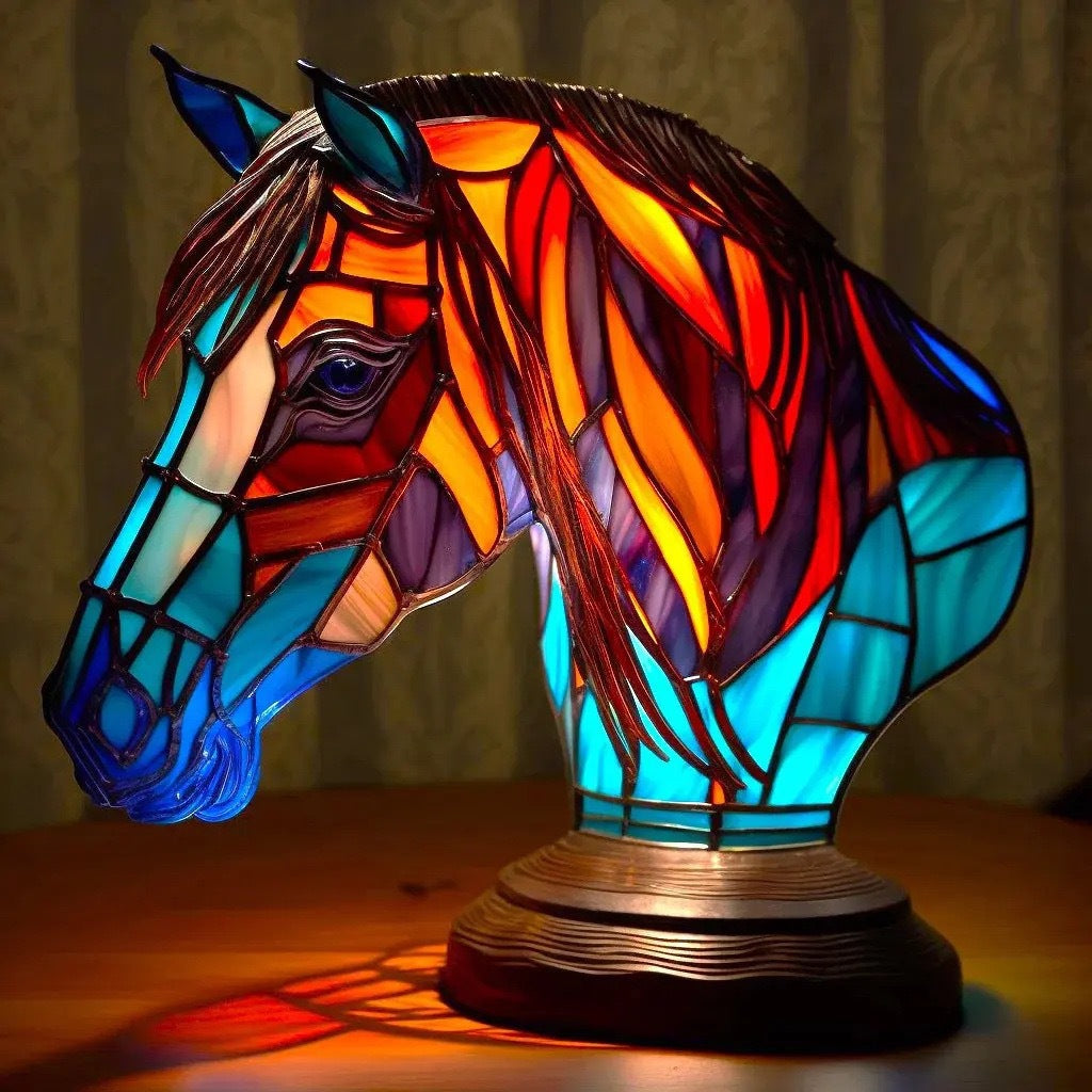 Lady | Stained Glass Lamp