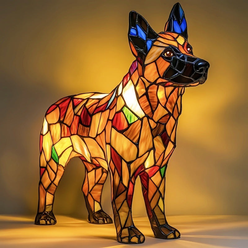 Spike | Stained Glass Lamp