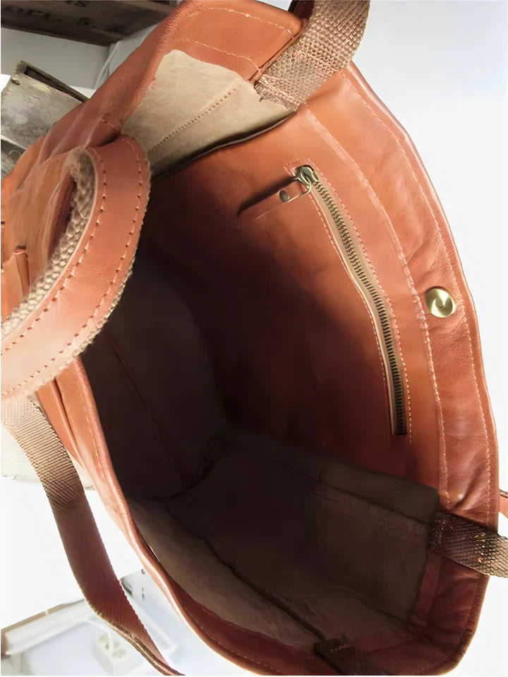Ella | Classic Leather Tote