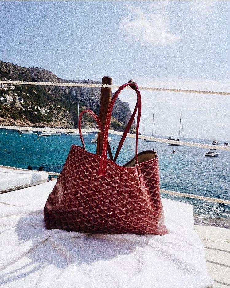 Luxury Monogram Shopper | Women's Shoulder Bag with Spacious Layout