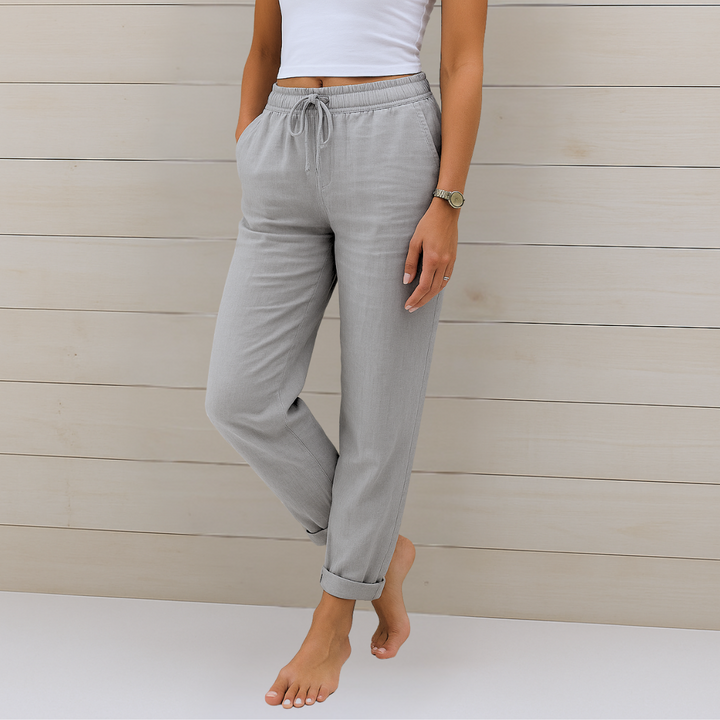 May | Premium Breathable Linen Stretch Trousers