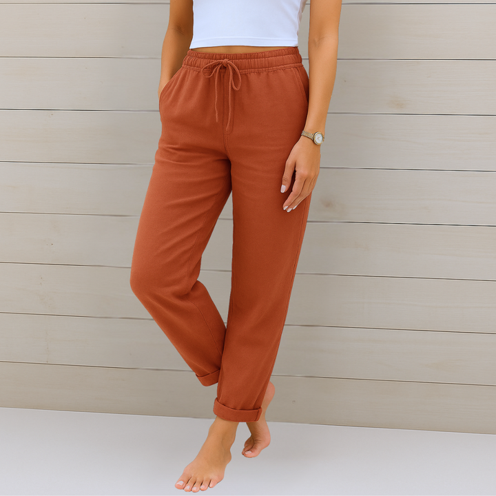 May | Premium Breathable Linen Stretch Trousers