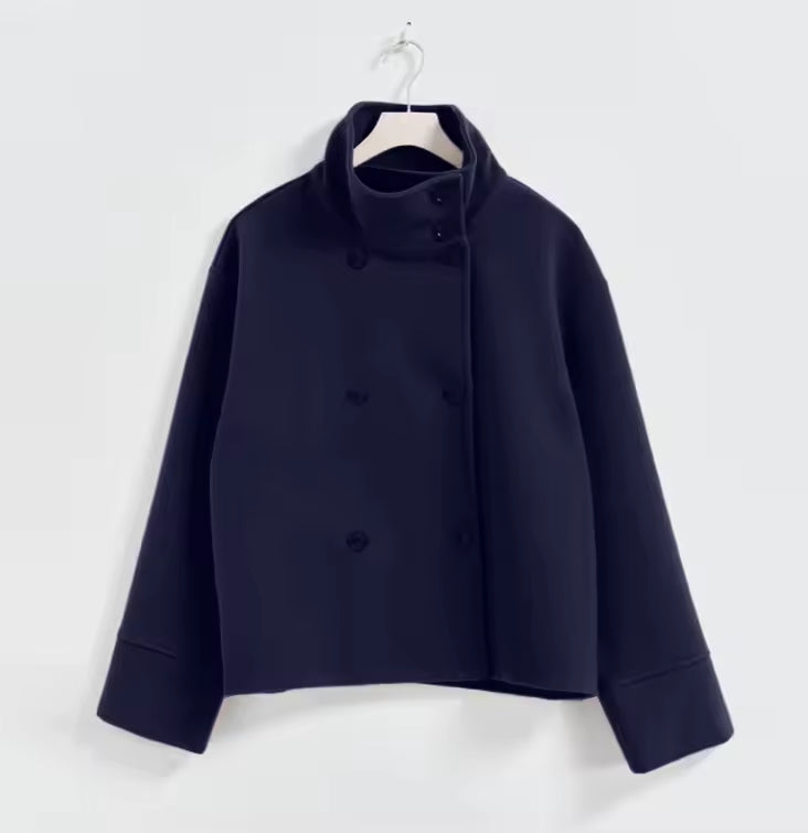 Elise | Luxury Breasted Short Coat