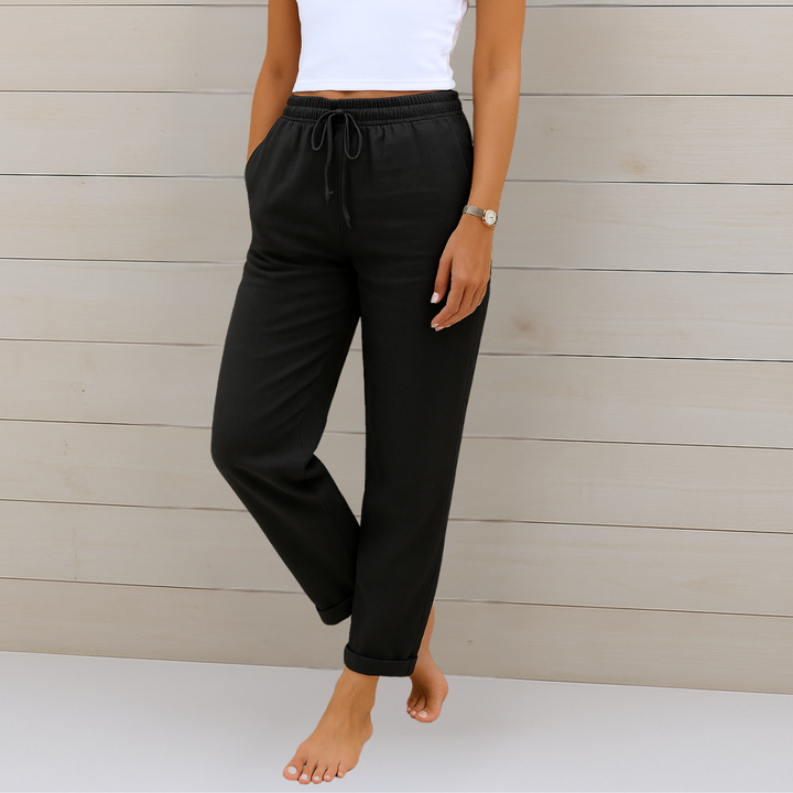 May | Premium Breathable Linen Stretch Trousers