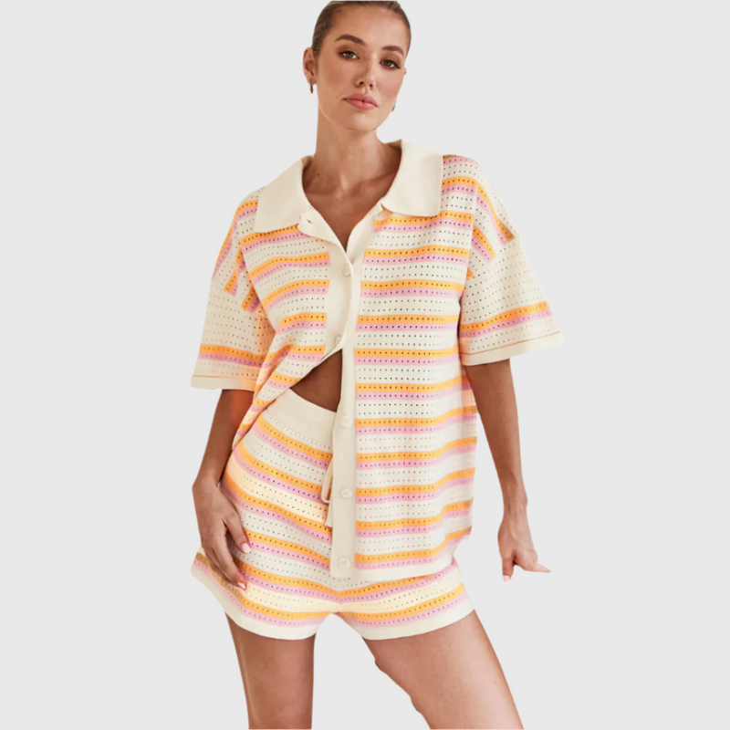 Yara - Open-Knit Co-Ord Set