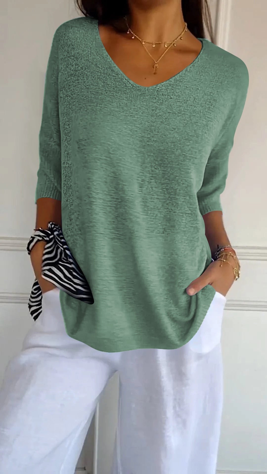 ROSA | ELEGANT KNIT TOP FOR WOMEN