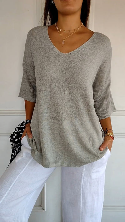 ROSA | ELEGANT KNIT TOP FOR WOMEN