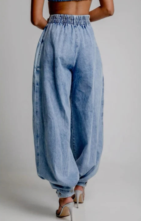 Una | High Waist Balloon Jeans