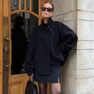 Elise | Luxury Breasted Short Coat