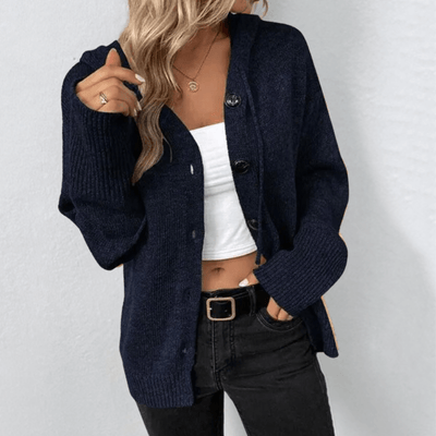 OLLIE | COZY KNITTED CARDIGAN WITH BUTTONS