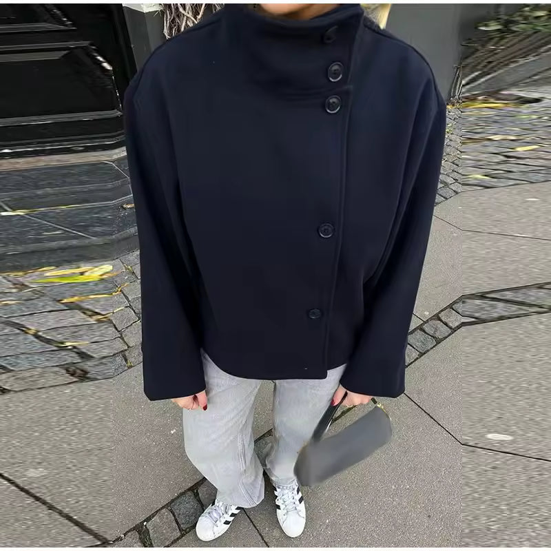 Elise | Luxury Breasted Short Coat