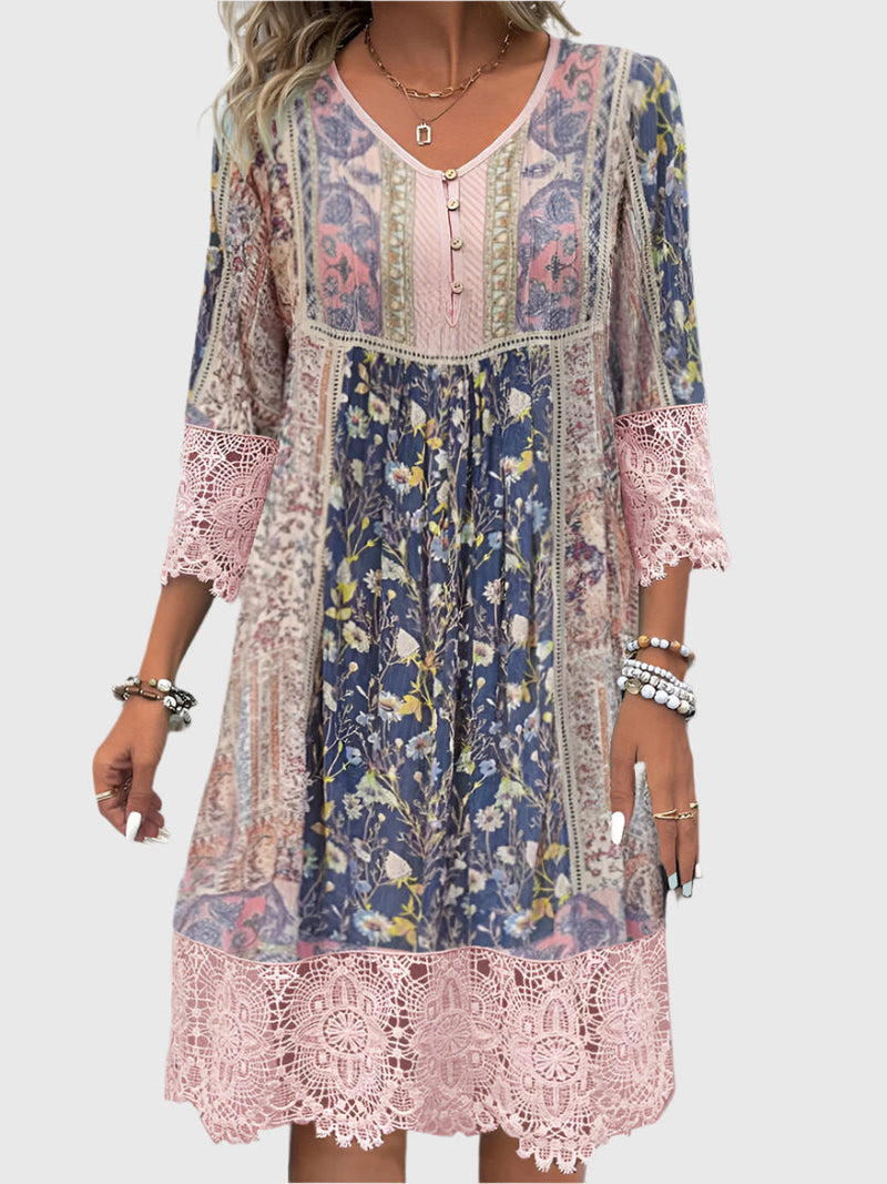 Amanda - Patterned Dress