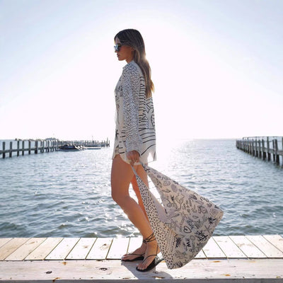 RoyalHoliday | Printed Shirt & Elastic Waist Shorts