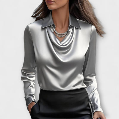Sophy | Shiny blouse