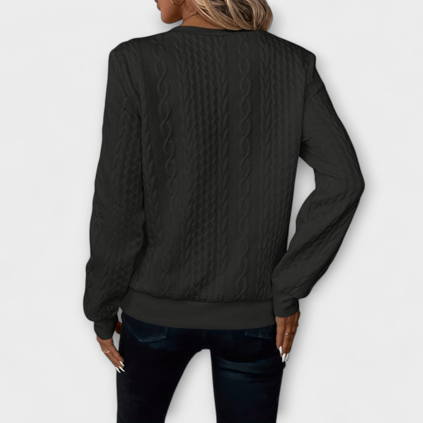 JOY | CHIC ELEGANT KNIT ZIP-UP SWEATER