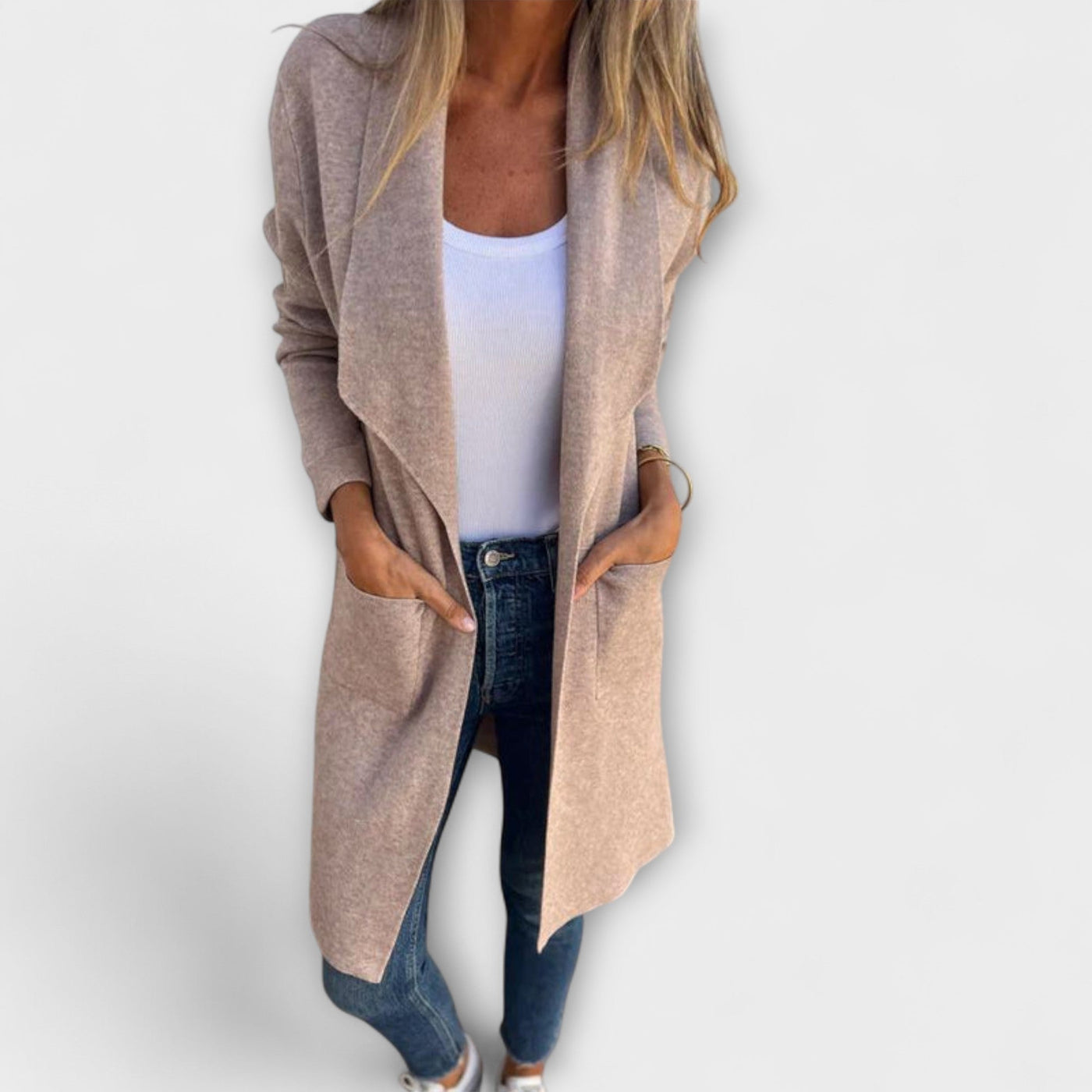 ELIANE | ELEGANT LONGLINE CARDIGAN