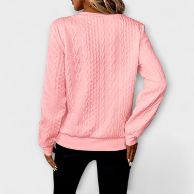 JOY | CHIC ELEGANT KNIT ZIP-UP SWEATER