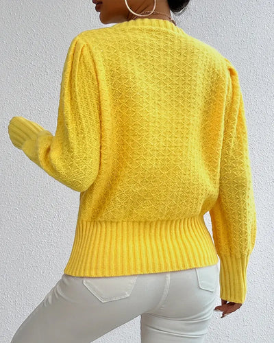 WENDY | ELEGANT RELAXED-FIT CREWNECK PULLOVER