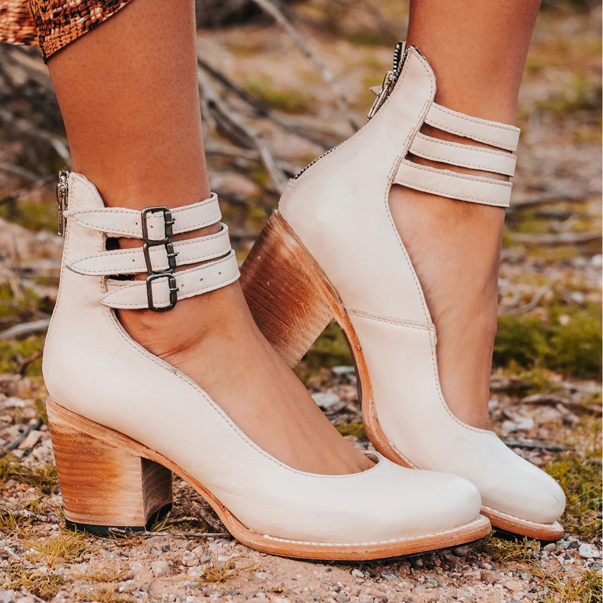 Verona | Vintage Ankle Strap Sandal Heels
