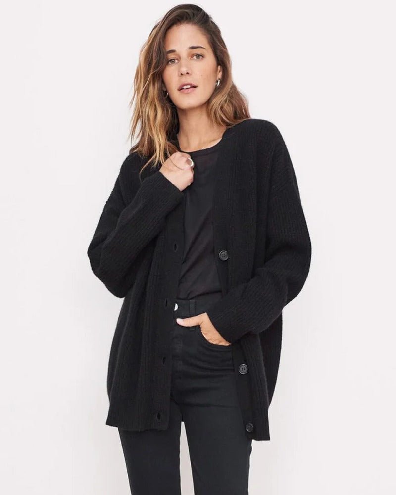 RINA | ELEGANT BREEZY BUTTONED CARDIGAN WITH TUMMY COVERAGE