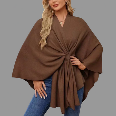 ESTHER | ELEGANT DRAPED CARDIGAN WITH TUMMY COVERAGE