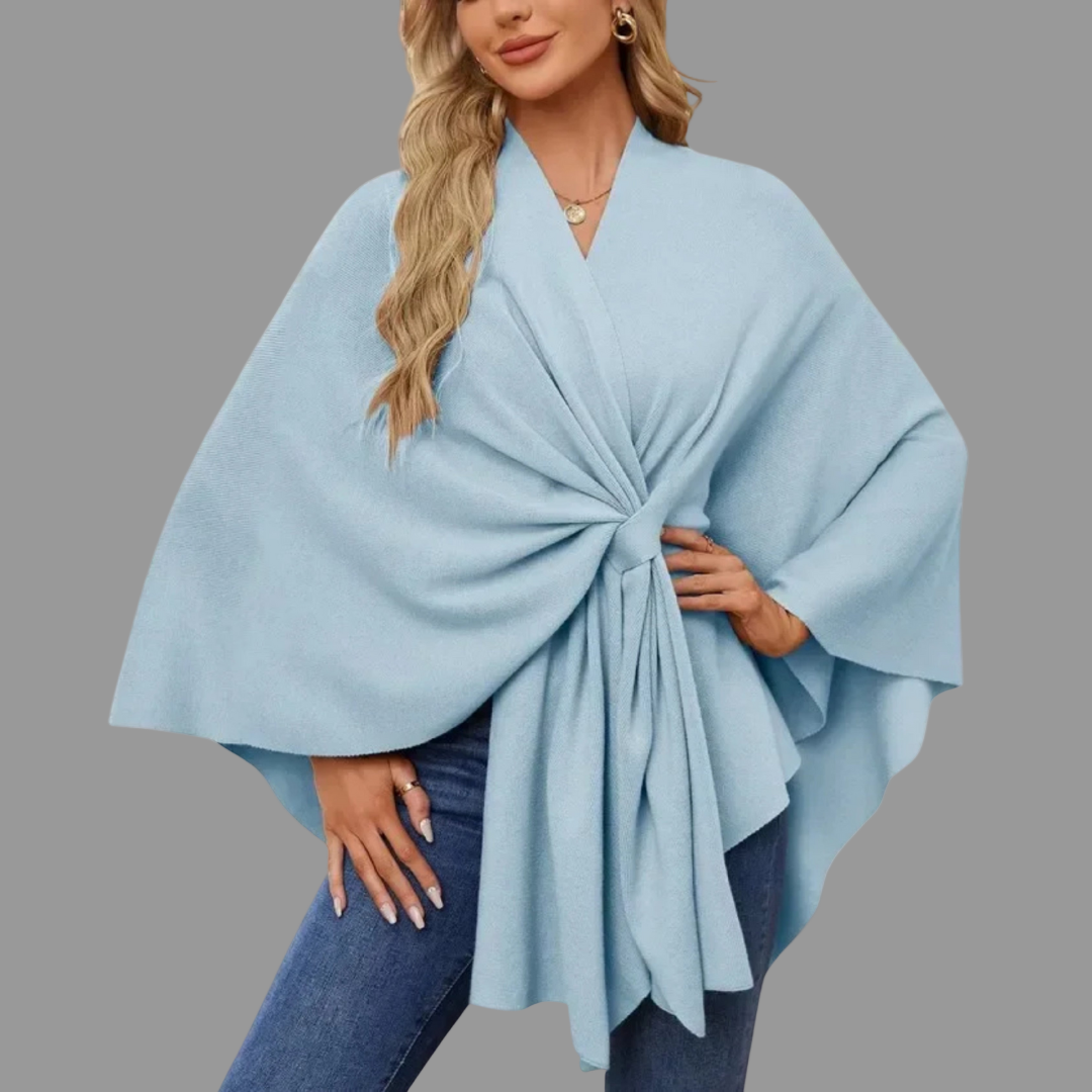 ESTHER | ELEGANT DRAPED CARDIGAN WITH TUMMY COVERAGE