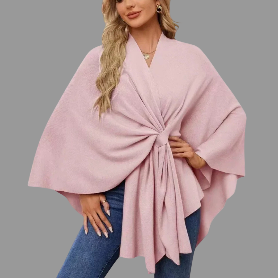 ESTHER | ELEGANT DRAPED CARDIGAN WITH TUMMY COVERAGE