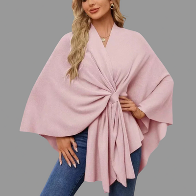 ESTHER | ELEGANT DRAPED CARDIGAN WITH TUMMY COVERAGE