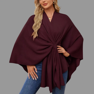 ESTHER | ELEGANT DRAPED CARDIGAN WITH TUMMY COVERAGE