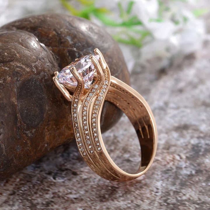 Lenna | 12MM Cubic Zirconia Bridal