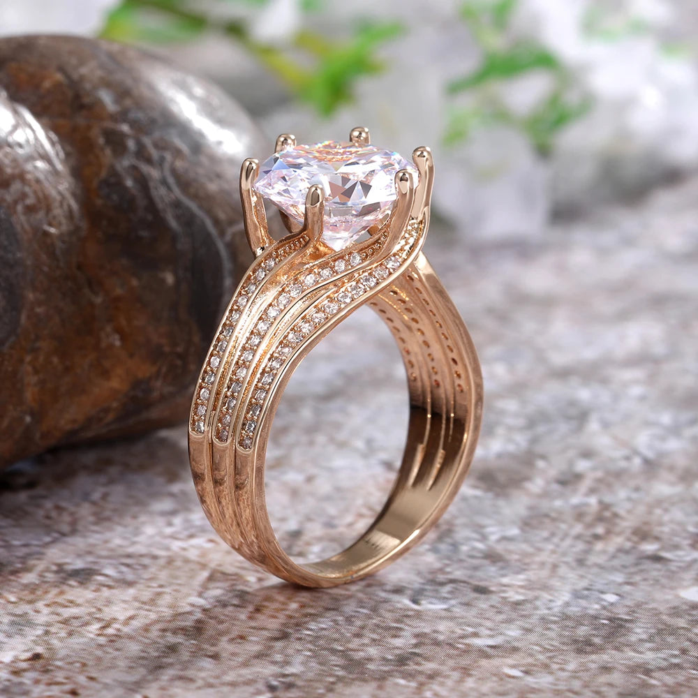 Lenna | 12MM Cubic Zirconia Bridal