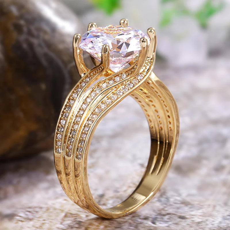 Lenna | 12MM Cubic Zirconia Bridal