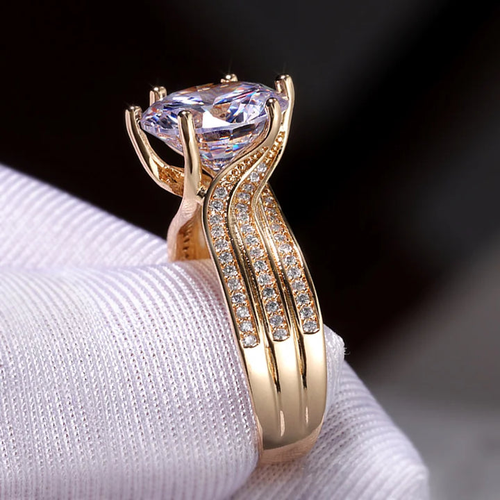 Lenna | 12MM Cubic Zirconia Bridal