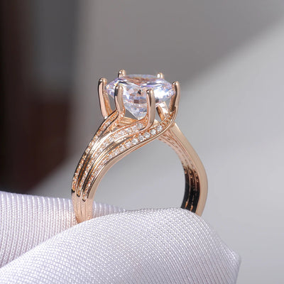 Lenna | 12MM Cubic Zirconia Bridal