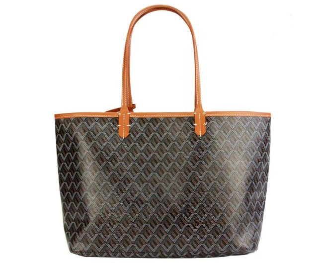 Luxury Monogram Shopper | Women's Shoulder Bag with Spacious Layout