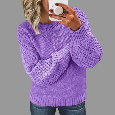 DANIELLE | VINTAGE KNITTED SWEATER WITH TUMMY COVERAGE