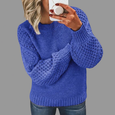 DANIELLE | VINTAGE KNITTED SWEATER WITH TUMMY COVERAGE