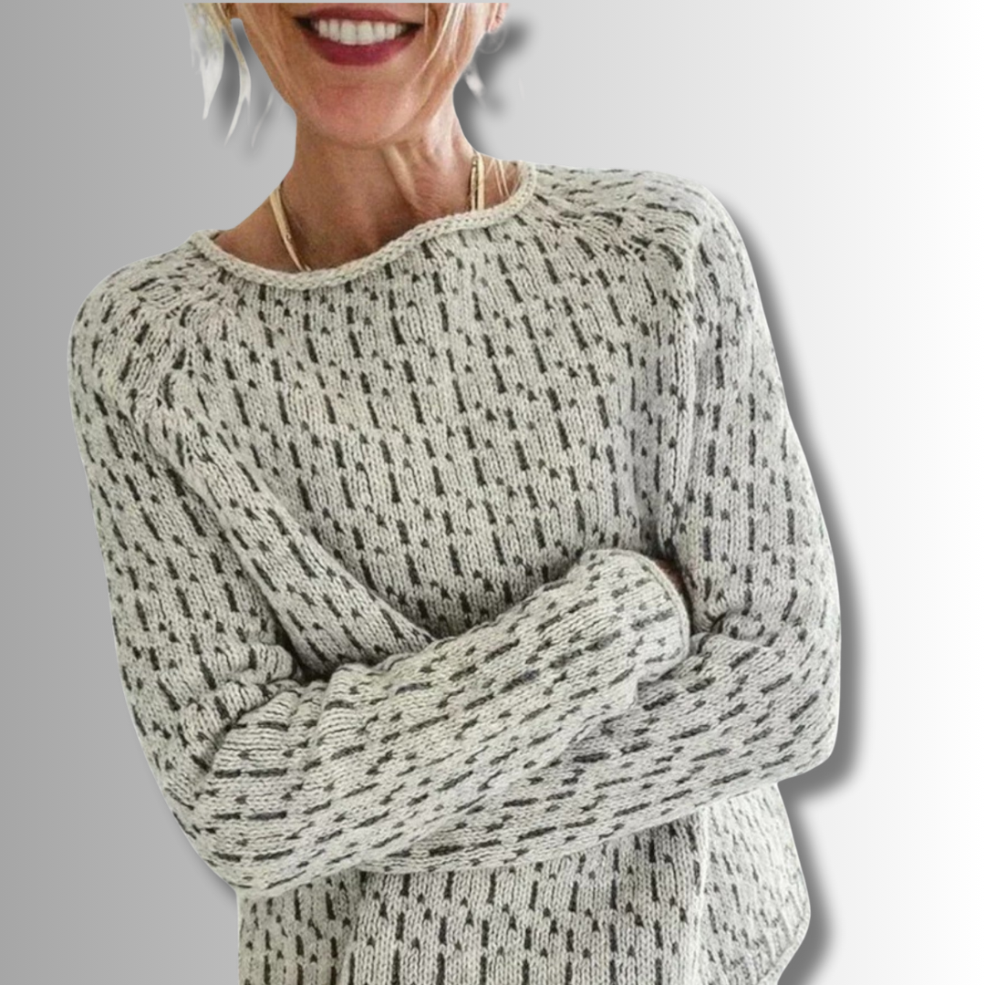 JACKIE | STYLISH RELAXED-FIT KNIT CREW
