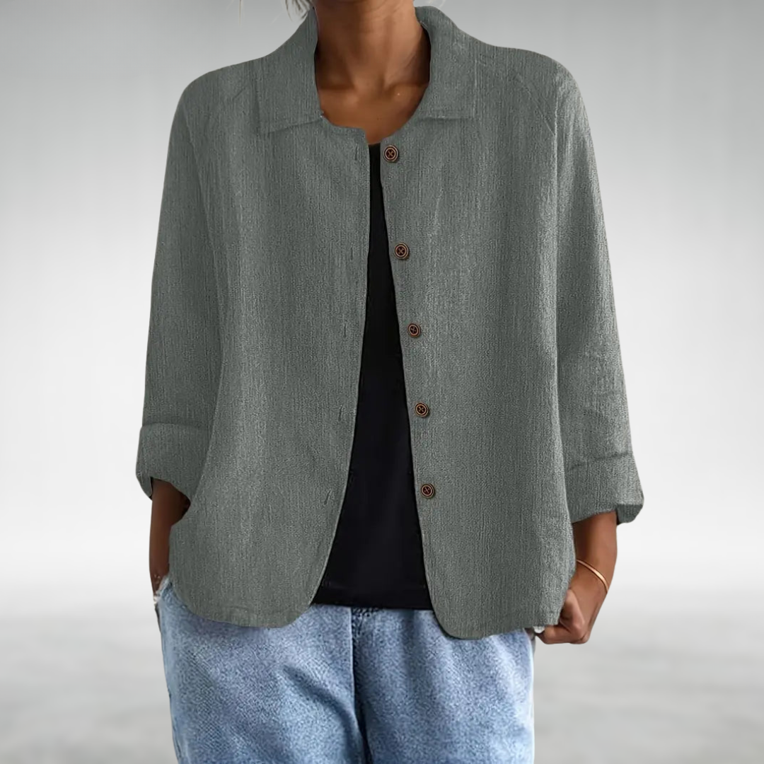 KATHRYN | ELEGANT HEART BUTTON CARDIGAN