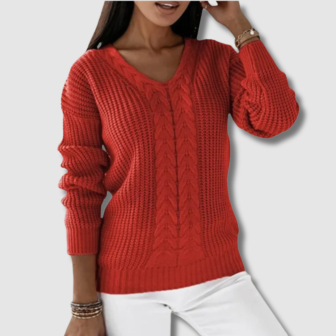 LIV | ELEGANT SCANDINAVIAN KNIT SWEATER