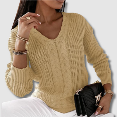 LIV | ELEGANT SCANDINAVIAN KNIT SWEATER