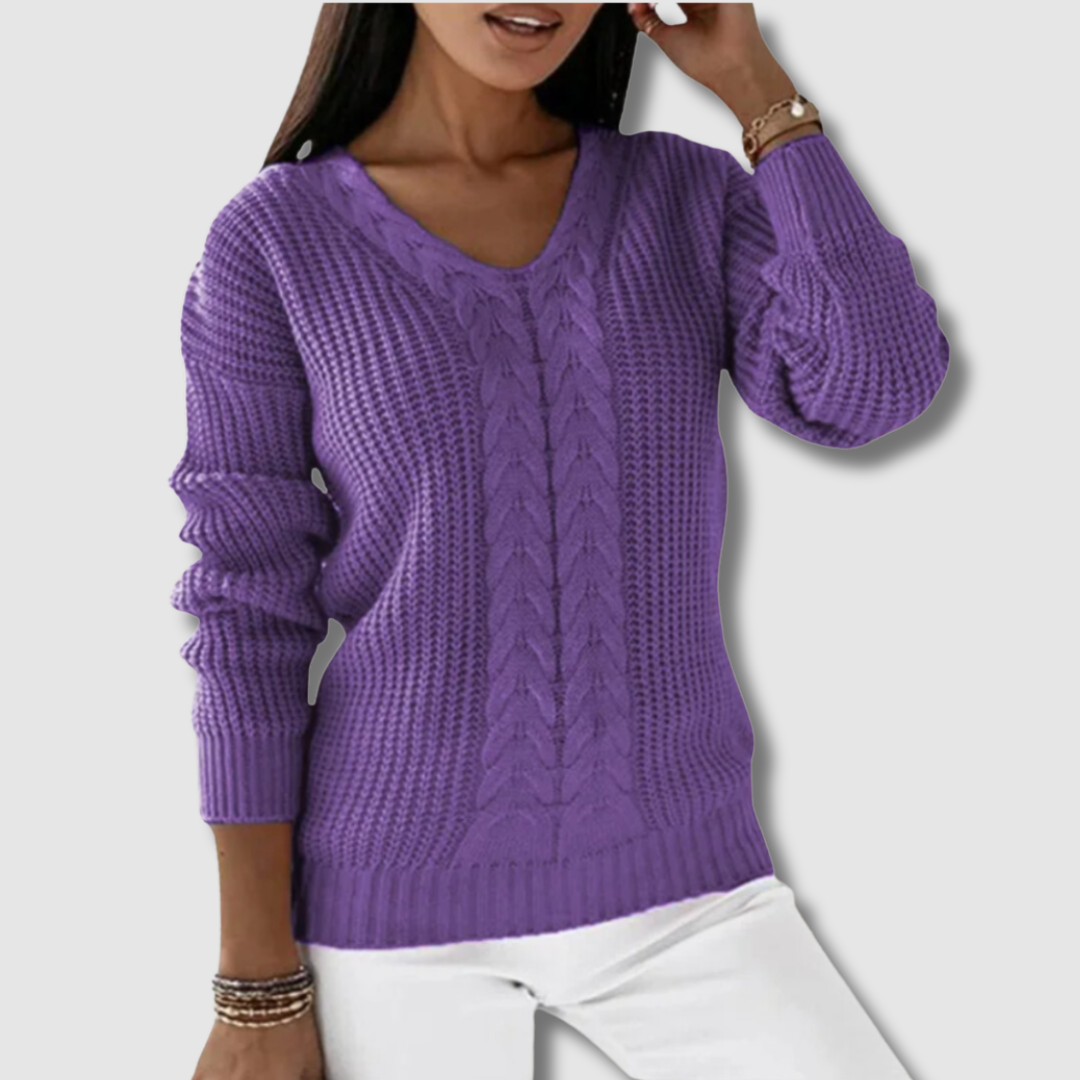 LIV | ELEGANT SCANDINAVIAN KNIT SWEATER