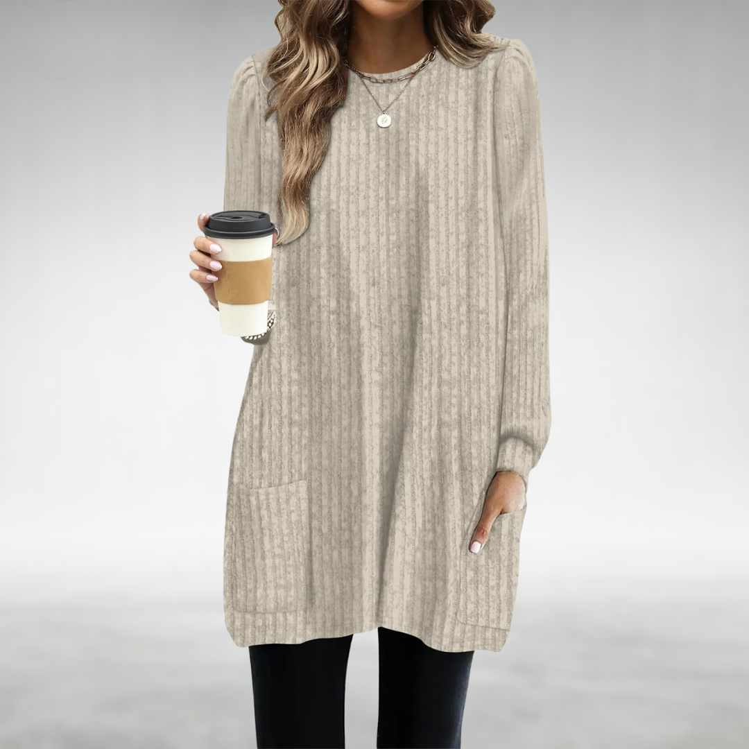 NADIA | ELEGANT COZY POCKET TUNIC