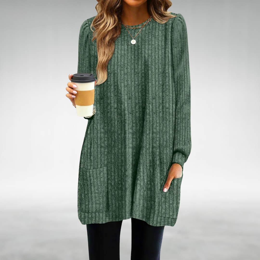 NADIA | ELEGANT COZY POCKET TUNIC