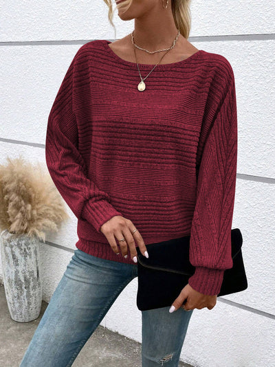 SERAPHINE | ELEGANT RELAXED KNIT SWEATER WITH TUMMY COVERAGE