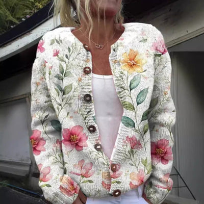 ALICE | ELEGANT FLORAL EMBROIDERED CARDIGAN