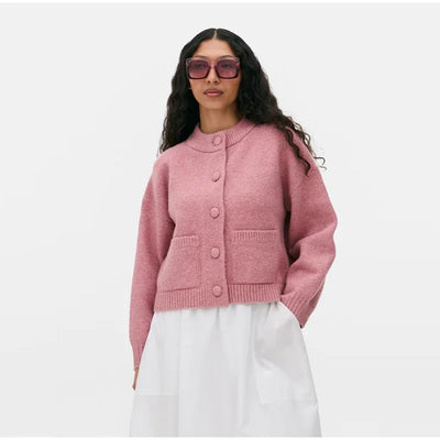 CASSIA | ELEGANT CROPPED KNIT CARDIGAN