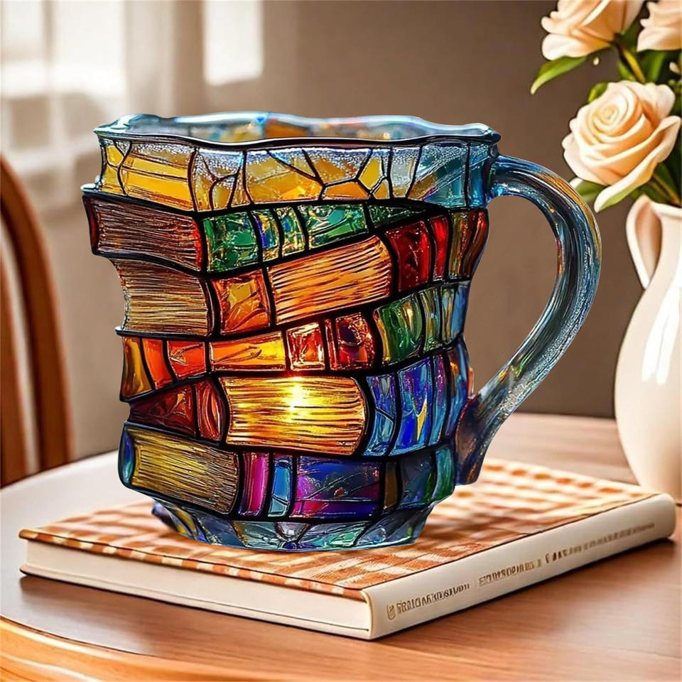 Mystical Book | Stained Glass Mug